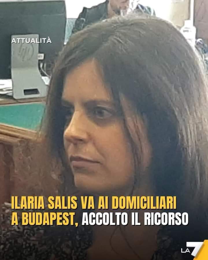 Ilaria Salis ai domiciliari in Ungheria