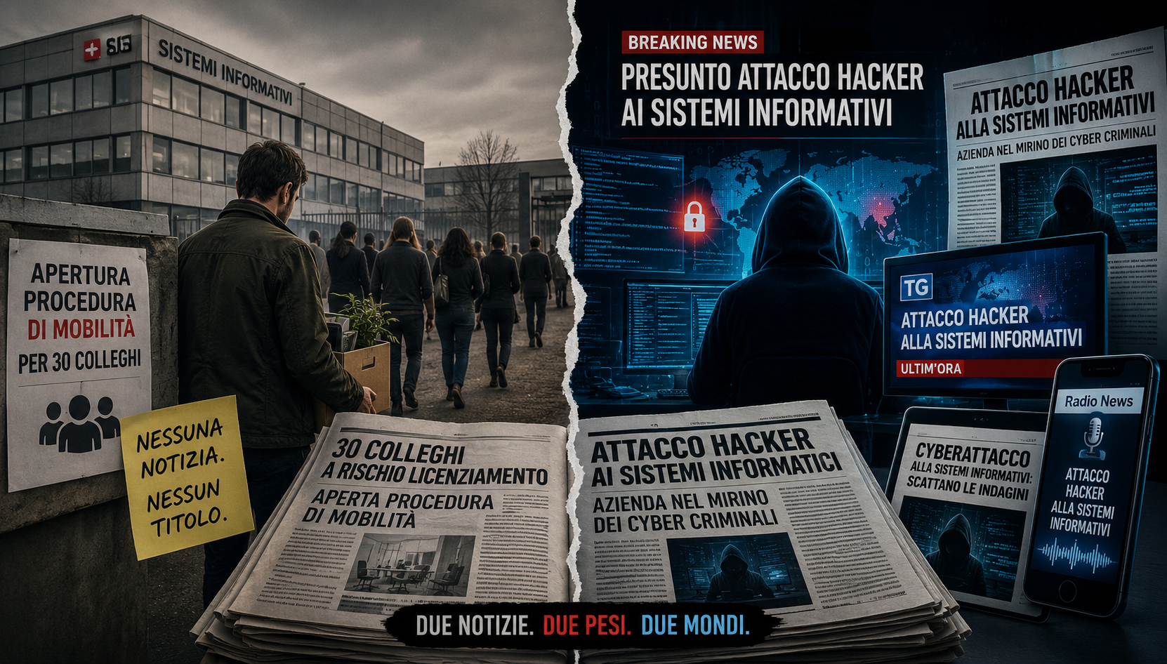 Quando fanno più notizia i server delle persone